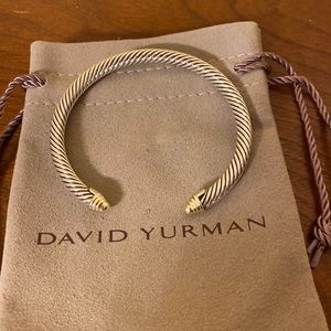 David Yurman 5mm cable bracelet ~ size medium